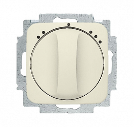 2711 UCDRL-212 Механизм переключателя 1-полюсного на 2 положения, с центральной платой, серия Busch-Duro 2000 SI, цвет слоновая кость ABB. Вид 1