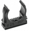 CF25 ELASTA Держатель с защелкой черный ИЭК. Вид 1.