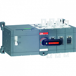 OTM315E3CM230C Реверс. рубильник 3-пол. 315А с мотор. привод. 230ВAC (с ручкой) ABB. Вид 1