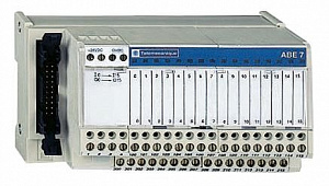 Telefast база 16 вх/вых, индикация состояния канала, выбор полярности 0 или 24в Schneider Electric. Вид 1