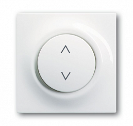 6430-74 Клавиша для мех-ма эл. выкл. Busch-Jalousiecontrol 6411 U-101, 6411 U/S-101, 6418 U, реле 6402 U, impuls, альп. белый ABB. Вид 1