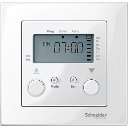 Таймер для жалюзи (белый) Merten Schneider Electric. Вид 1