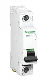 C60H-DC 1P 10A Автоматический выключатель 1-полюсный, 10А, 15kA, DC (хар-ка С) Schneider Electric. Вид 1