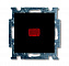 2006/6 UCK-95-507 Выключатель проходной с клавишей, с N-клеммой (chateau-black) Basic 55 ABB. Вид 1.