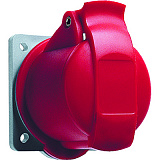 416 R6 Розетка панельная с прямым минимальным фланцем 16A, 3P+N+E, IP44 ABB