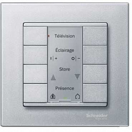 SM,4 кнопочный выключатель PLUS, АЛЮМ Schneider Electric. Вид 1