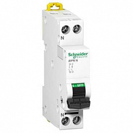 iC40N Автоматический выключатель 1P+N, 2A, 6кА (хар-ка C) Schneider Electric. Вид 1