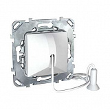 Выключатель без фиксации со шнуром, 1м (белый) Unica Schneider Electric