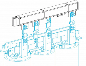 Вводный блок для сухих транс. n1, 3l+n+pe, al, 4000а Schneider Electric. Вид 1