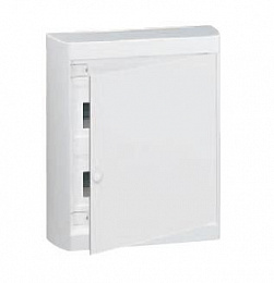 Бокс настенного монтажа белый на 24 мод. (с белой дверцей) IP40 Nedbox Legrand. Вид 1