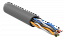 Кабель связи витая пара U/UTP, кат.6 4х2х23AWG solid, PVC, 305м, серый ITK. Вид 1.