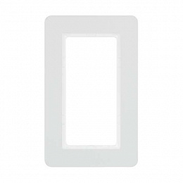 Рамка с большим вырезом (полярная белизна, бархат) Q.7 Berker. Вид 1