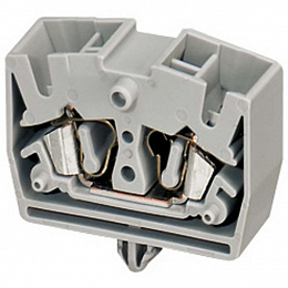 Мини клем пруж, с защел проход, 4тчк, 2,5мм?,серый, непосрдств монтаж Schneider Electric. Вид 1