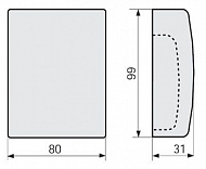 Перед.пан 3-4 в.ns250vigi с п.рук,м.ред Schneider Electric