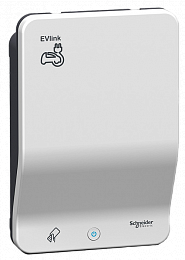 Зарядная станция для электромобилей SMART WALLBOX 7/22kW РОЗЕТКА T2+ЗАМОК Schneider Electric. Вид 1