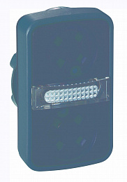 Головка кнопки двойная без вставок + led zb4bw7a9 Schneider Electric. Вид 1