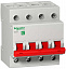 Рубильник 4-полюсный, 125A (модульный) EASY 9 Schneider Electric. Вид 1.