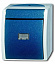 2621 WGL-53-500 Кнопка 1-клавишная, 1-полюсная, с подсветкой, IP44, для открытого монтажа, серия ocean, цвет серый/сине-зелёный ABB. Вид 1.