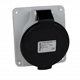 Розетка угловая бстр 32a5p 500v 7h IP44 Schneider Electric. Вид 1