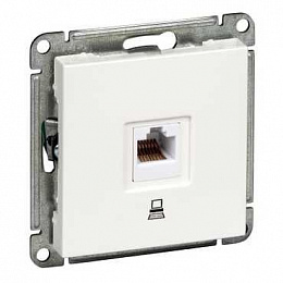 Механизм компьютерной розетки с/у,RJ45 кат.5E (слоновая кость) Wessen 59 Systeme Electric. Вид 1