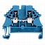 WDU 2.5N BL Проходная клемма, Винтовое соединение, 2.5 mm², 500 V, 24 A, синий  Weidmuller. Вид 1.