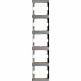 Рамкa 4-постовая (полярная белизна, глянцевый) Arsys Berker. Вид 1