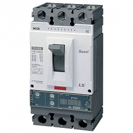 TS630H ETS33 630A 3P3T Автоматический выключатель 3-полюсный 630A (85kA) с расцепителем ETS33 LS Industrial Systems. Вид 1
