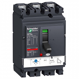 429556 NSX100B TM25D 3P 25А Термо-магнитный 3-пол. автомат 25А, 25kA Schneider Electric. Вид 1