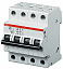 S204P C20 Автоматический выключатель 4-полюсный, 20А, 25кА (хар-ка C) ABB. Вид 1.