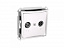 Розетка TV-R оконечная 8db, механизм (белый) Дуэт Schneider Electric. Вид 1.