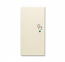 SRD-2-L-82 Клавиша двойная левая free@home, светорегулятор, future, слоновая кость ABB. Вид 1