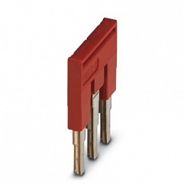 FBS 3-6 Перемычка на 3 полюса (красная) Phoenix Contact. Вид 1