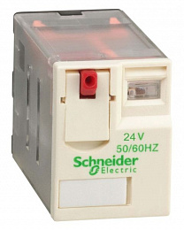 Промежуточное реле. миниатюрное, 2 ПК (24B АC) 12А Schneider Electric. Вид 1