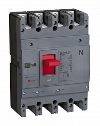 ВА-335ААвтоматический выключатель 4-полюсный, 630A 50kA DEKraft. Вид 1