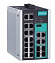 18-портовый управляемый коммутатор: 14х10/100 BaseT Ethernet, 4 комбо-порта Gigabit Ethernet, -10...+60С MOXA. Вид 1.