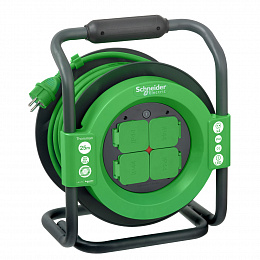 Удлинитель катушечный thorsman 4 роз 25м 3х2.5 IP44 Schneider Electric. Вид 1