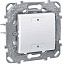 2-кноп. вык-ль с индикатором led, белый Schneider Electric. Вид 1.