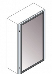 Дверь прозрачная для шкафа GEMINI 250х300х180(Размер1) , ABB. Вид 1