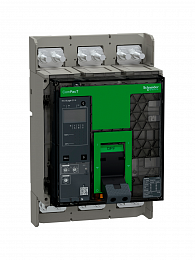 NS800N Автоматический выключатель 3-полюсный, 800А, MIC 2.0A, 50 kA Schneider Electric. Вид 1