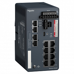 Коммутатор управляемый Modicon, 8TX/2FX-sm Schneider Electric. Вид 1