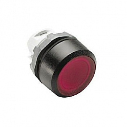 MP1-10R Кнопка красная без подсветки, без фиксации (только корпус) ABB. Вид 1