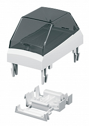 Адаптор под два 18мм модуля д/лючков Schneider Electric. Вид 1