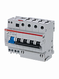 DS204 C20 AC30 Дифф. автомат 4-полюсный, 20A, 30mA, тип АC, 6kA (хар-ка C) ABB