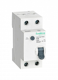 Дифф. автомат 1P+N, 40А, 30mA, тип A, 6kA (хар-ка C) City9 Systeme Electric. Вид 1