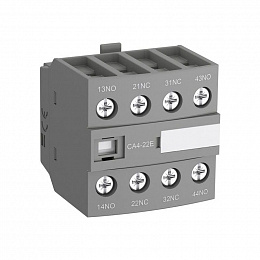 CA4-31M Блок контактный дополнительный 3НО+1НЗ для контакторов AF09…AF16 АВВ. Вид 1