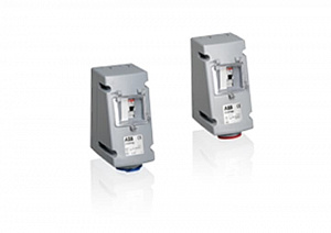 216 RPM6 Розетка 16А, 2Р+Е, IP44, в боксе А ABB. Вид 1