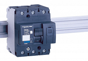 NG125L 3P 16А Автоматический выключатель 3-полюсный, 16А, 50kA (хар-ка D) Schneider Electric. Вид 1