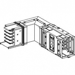 Секция угловая гориз. 630а Schneider Electric. Вид 1
