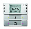 6128/28-866-500 Терморегулятор KNX с дисплеем и сенсором, 2/4-клавишный, нержавеющая сталь ABB. Вид 1.
