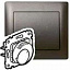 Лицевая панель для светорегулятора 1000Вт (dark bronze) Galea Life Legrand. Вид 1.